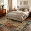 Tapis d'automne lavable Goldene Vintage Tiger Desert Brown - Tapis doux en cachemire pour salon, chambre ou bureau-1817389574-1835400273