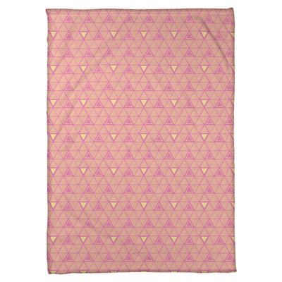 Couverture polairee triangles à la main