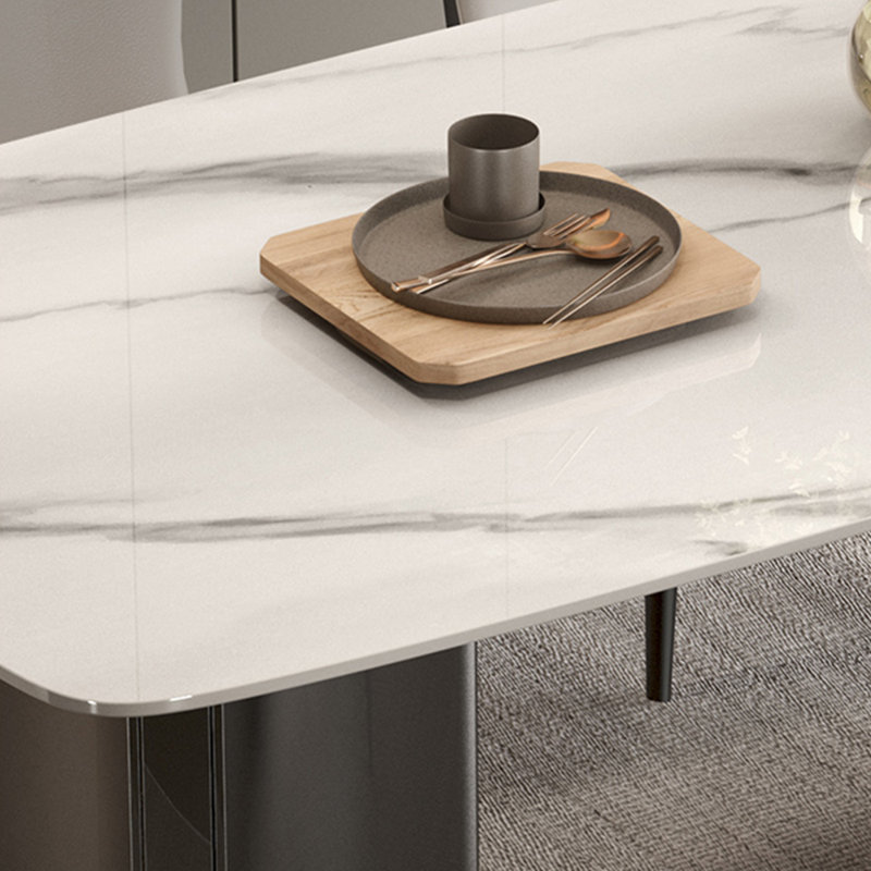 Table de salle à manger Sintered Stone, H 29,5 po x L 62,9 po x l 35,4 po