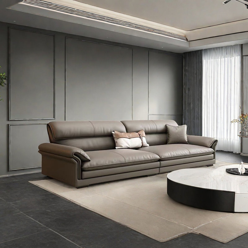Office casual business sofa, 33.85" H x 110.23" W x 37.4" D