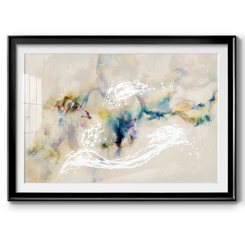 Stardust encadrée, impression encadrée avec biseauté mat et verre, Noir, H 27 po x l 39 po x P 1,5 po
