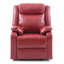Élégant fauteuil inclinable rembourré rouge pour plus de confort