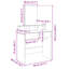 Dressing Table with Mirror-114308459