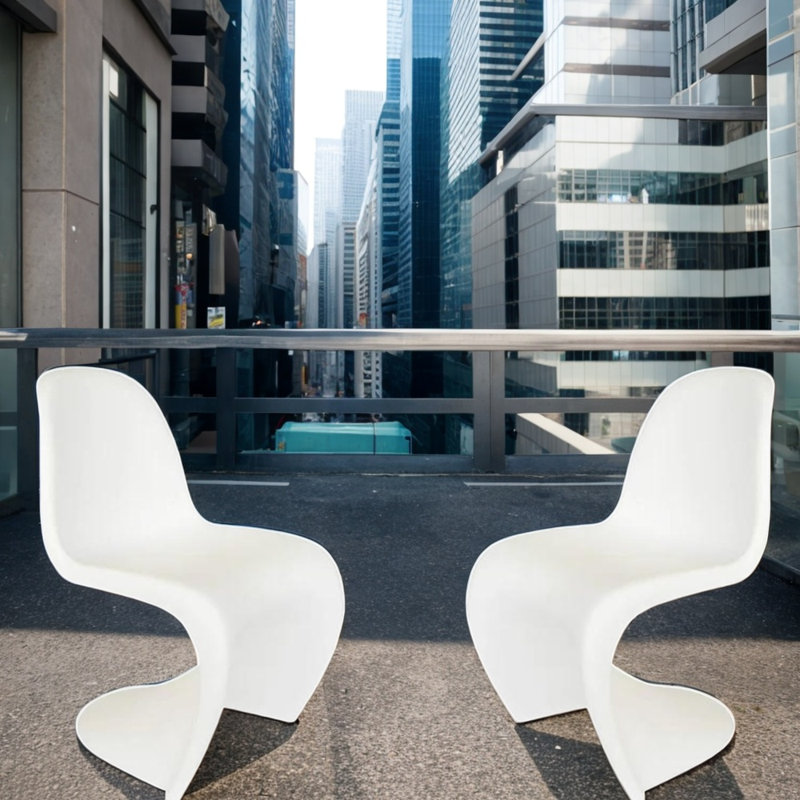 Chaise Pantone, Blanc