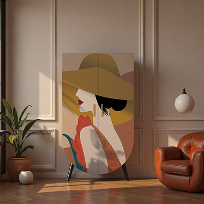 Armoire robuste avec tablettes en pin