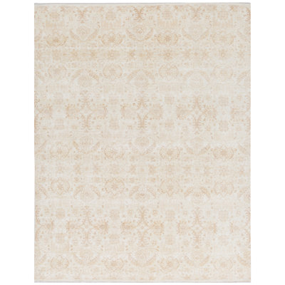 Ziegler Hand Woven Wool Damask Area Rug