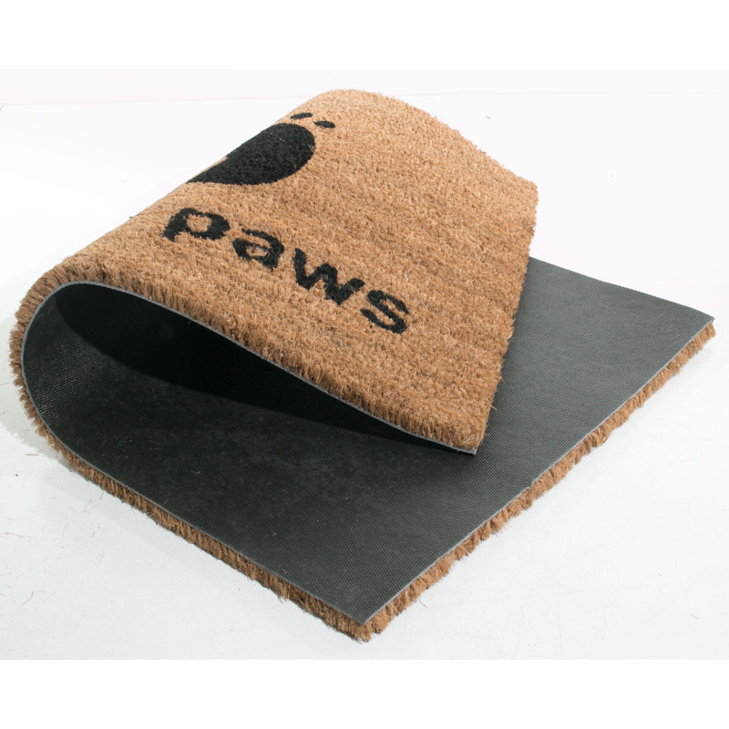 Tapis d'entrée antidérapant Wallach, Rectangle 1 pi 6 po x 2 pi 6 po