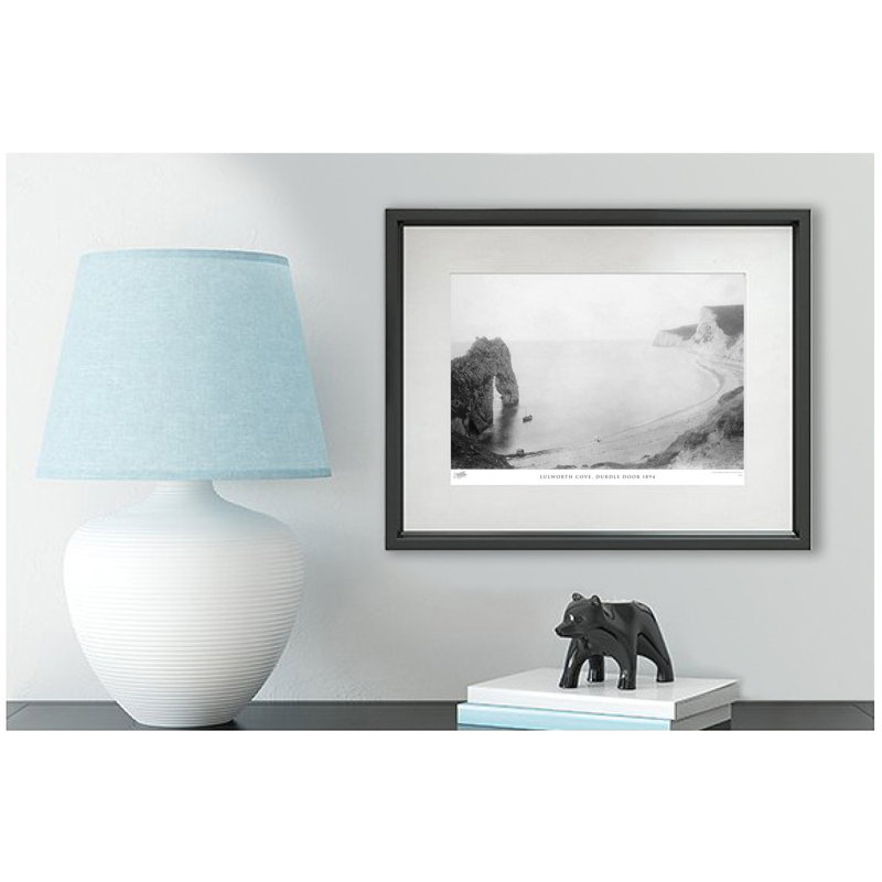 Lulworth Cove, Durdle Door 1894 by Francis Frith - Single Picture Frame Print, 60cm H x 80cm W x 2.3cm D