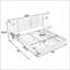 Structure de lit tapissier grand avec tissu chenille-1335209928-1335209932
