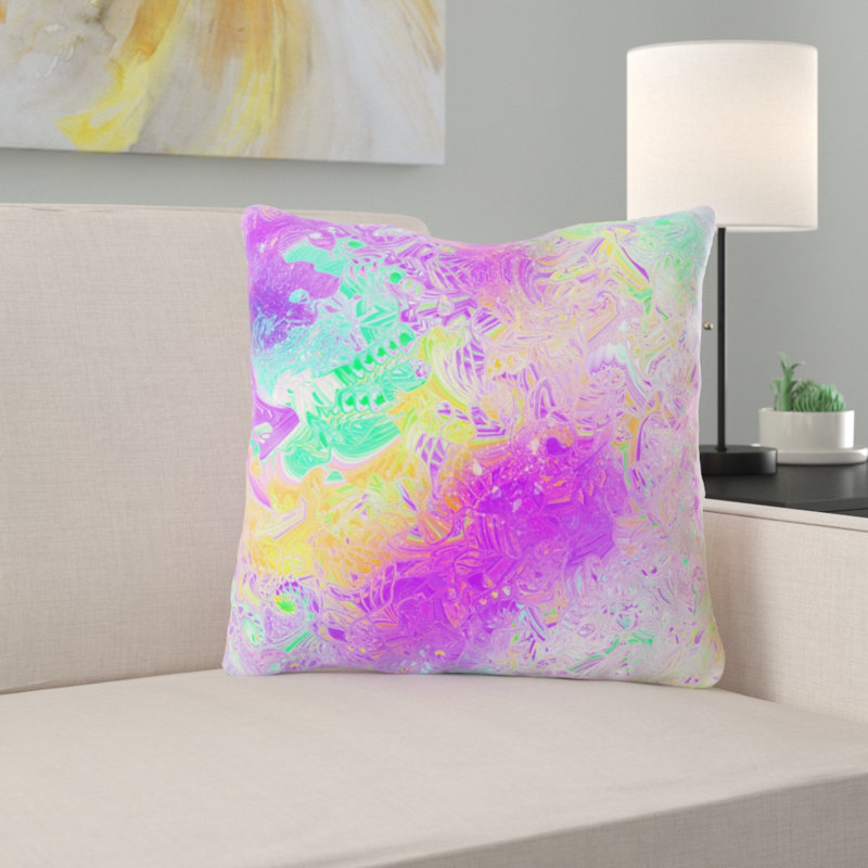 Silvana Throw Pillow, Microsuede, Indoor