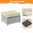 Adey 5 - Person Patio Conversation Set with Cushions-2062568975-2016548994