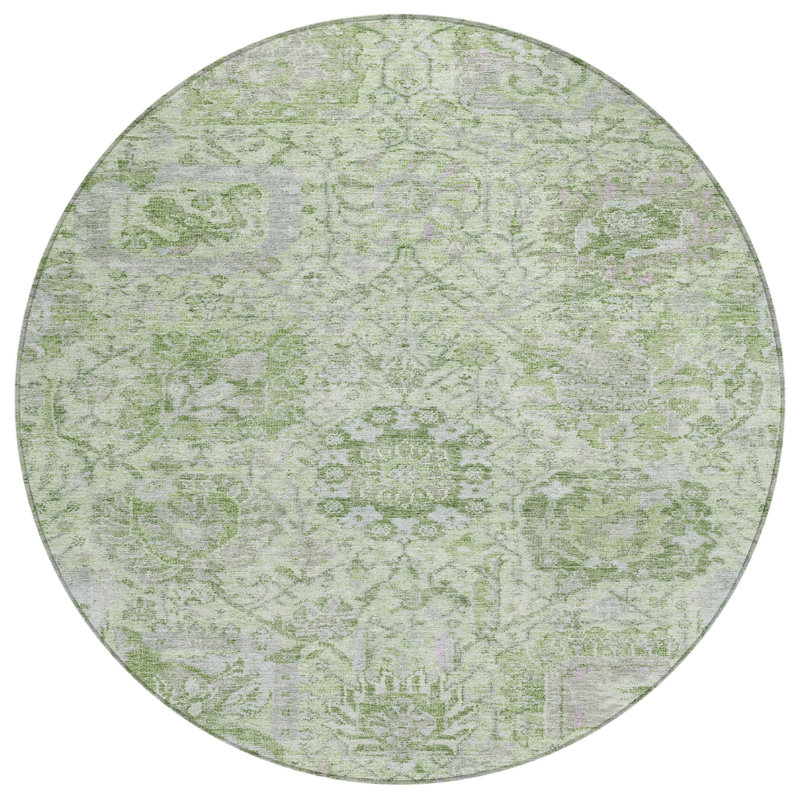 Tapis vert lavable intérieur / extérieur Geneva , 8 pi x 8 pi