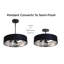 Luminaire suspendu Woodvale - 30 po-603152257-603152256