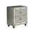 Chloe Gemstone Silver Nightstand