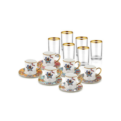 Ensemble de 12 tasses à café Lehi