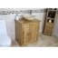 Echols 751 mm Freestanding Single Vanity with Vessel Stone Basin-36939970
