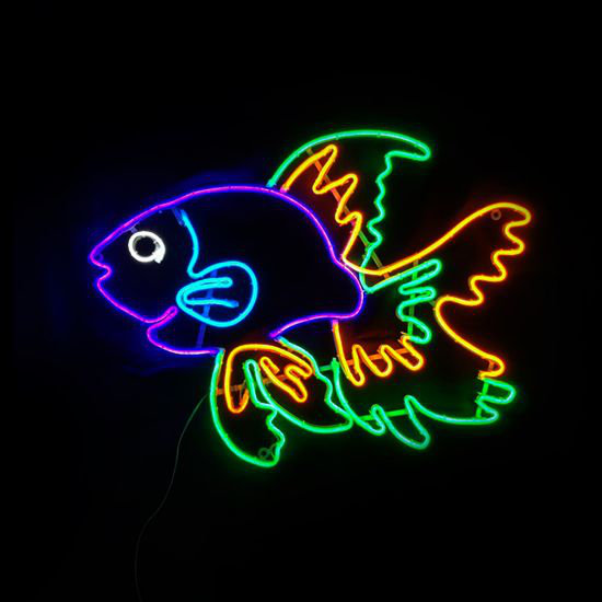 2D Betta Fish Sign