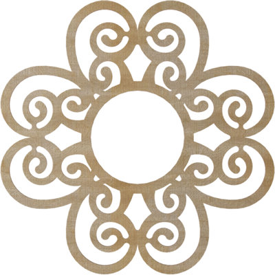 Cohen Wood Fretwork Pierced Ceiling Medallion