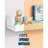 Nursery Floating Book Shelves Set Of 4, Scalloped Wooden Wall Shelves, Natural Wood-1054550672