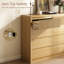 Commode 8 tiroirs avec panneau cannelé, commode double pour chambre à coucher-974483642
