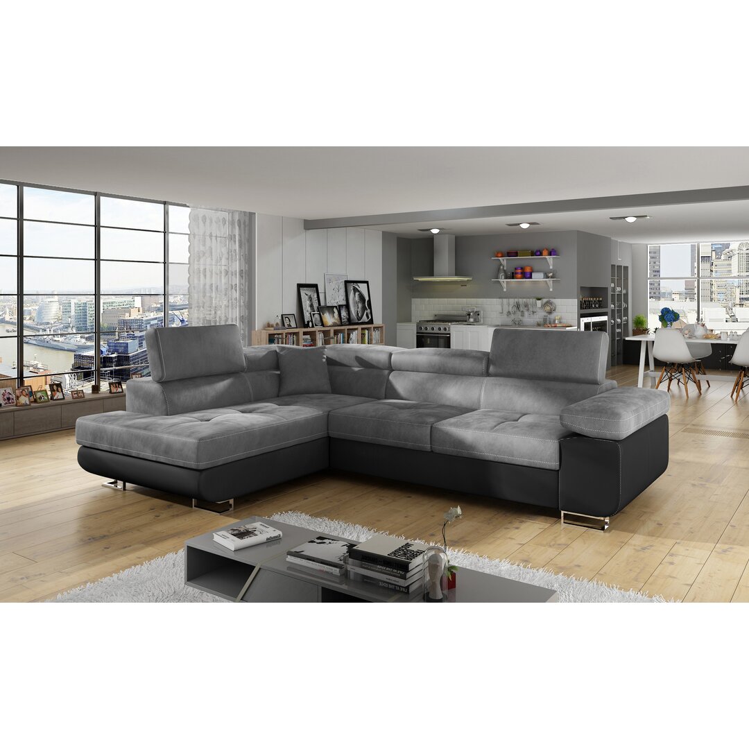 Ecksofa Gerardi mit Bettfunktion