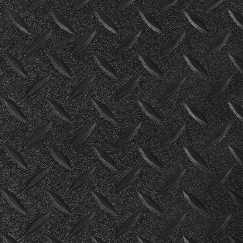 Rouleau de plancher de garage ANMINY, Noir, noir, noir, noir, L 47 po x L 72 po