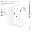 Gaia 40 in. x 78 in. Frameless Fluted Single Fixed Shower Panel-64276916