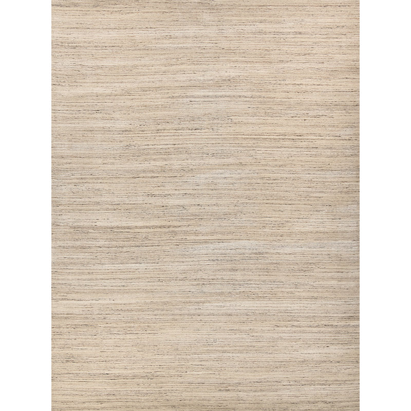Palazzo Hand Woven Wool Striped Area Rug, Rectangle 2' x 3'