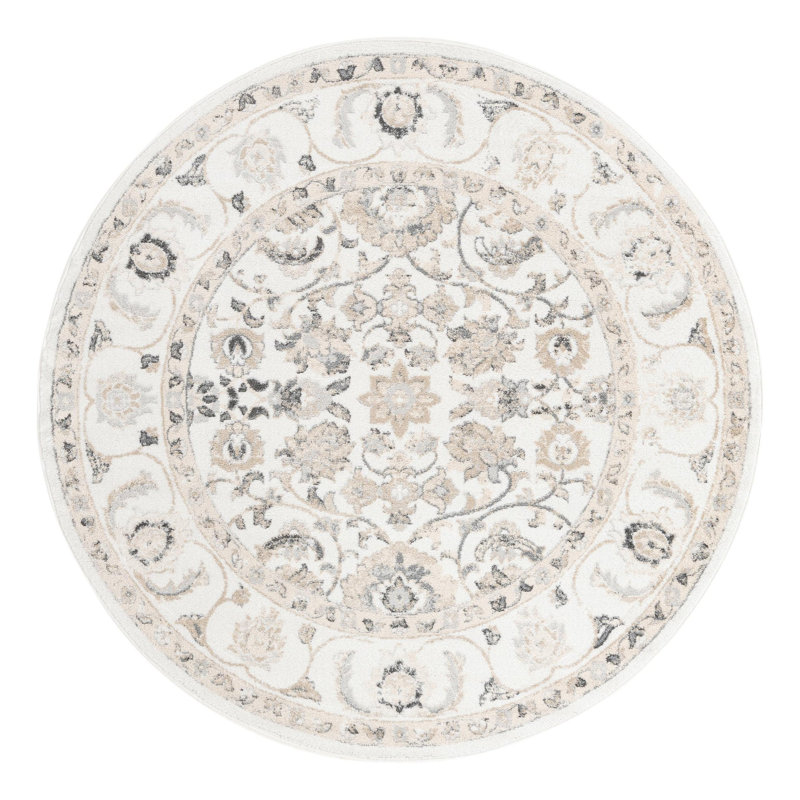 Hilley Oriental Indoor Rug, Round 7'