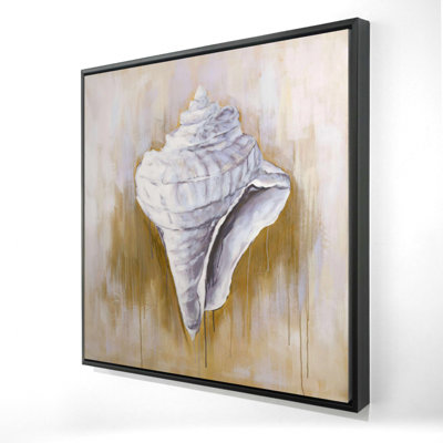 Toile encadrée Coastal Conical Shell - Décoration intérieure contemporaine