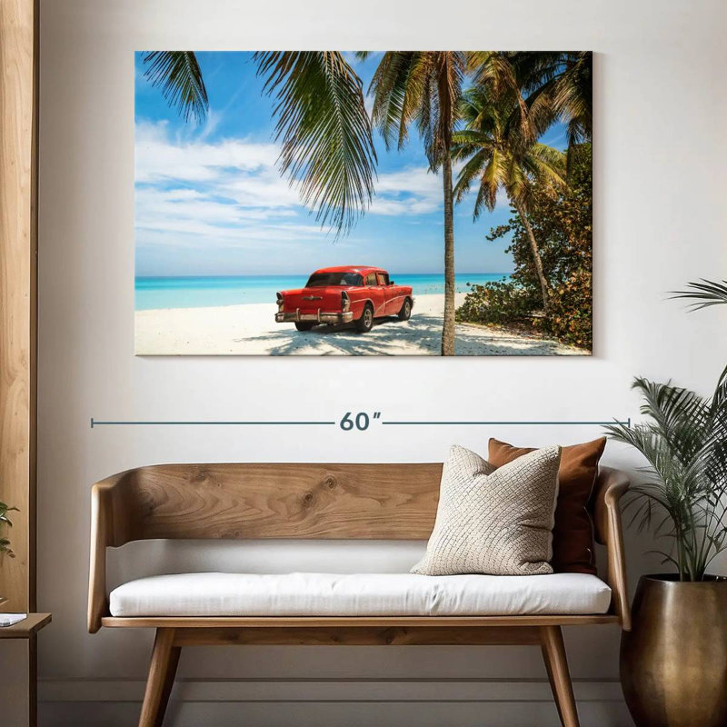 Voiture rétro Mehar Varadero Beach, H 34 po x l 51 po