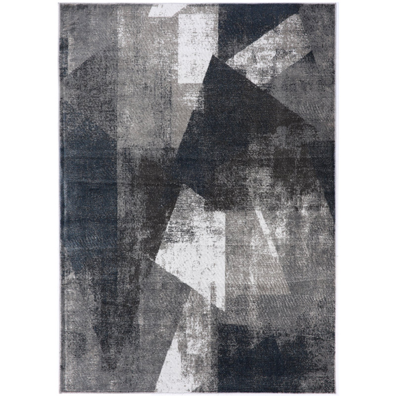 Verity Kye Geometric Synthetic Area Rug, Rectangle 160 x 220 cm
