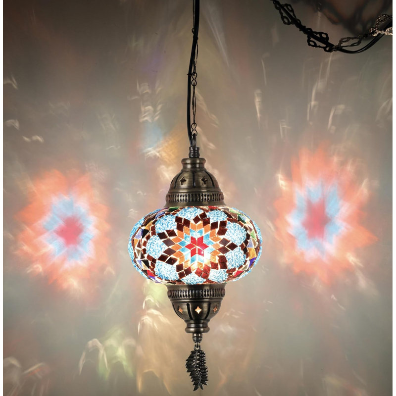 Lights 1 - Light LED Pendant, Light Blue/Multicolor