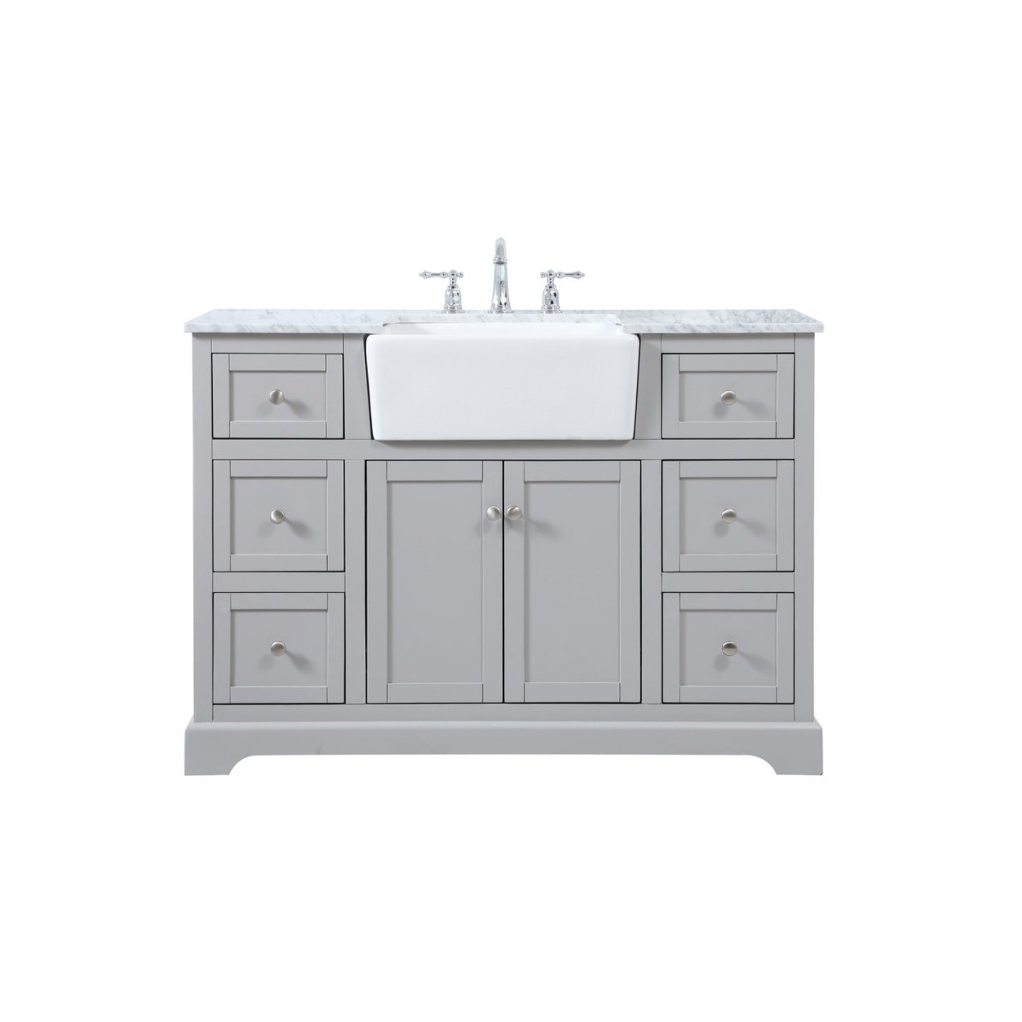 Pardue 48'' Single Bathroom Vanity, Gray