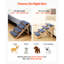 Escaliers en bois pour animaux de compagnie pour 4 personnes, charge de 150 lb, pliable et confortable