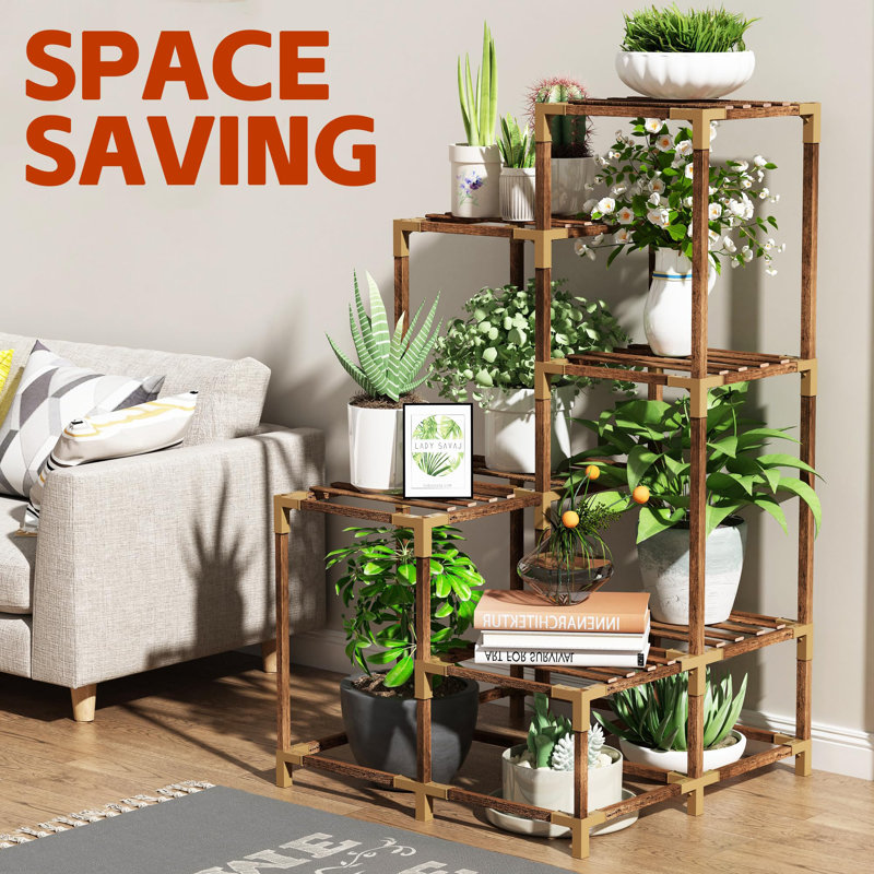 Support d'angle pour plantes d'intérieur