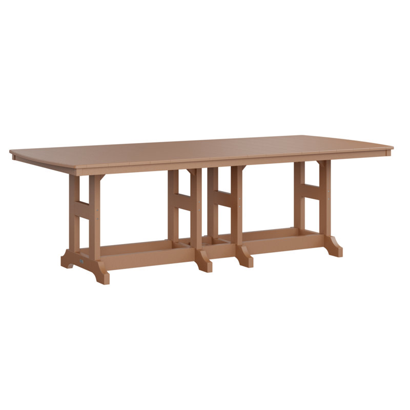 Table de bar rectangulaire 96 po Berlin Gardens Garden Classic, H 39,5 po x l 96 po x P 44 po, Cèdre