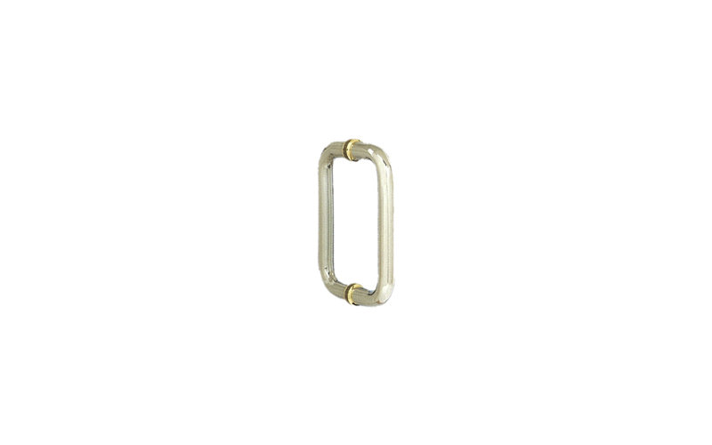 Standard Tubular Single Mount Handle 6" Center To Center Lifetime Brass Finish, Lifetime Brass