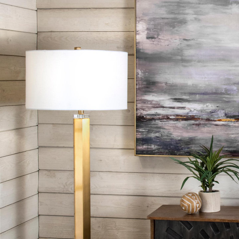 60'' Brass Traditional Floor Lamp