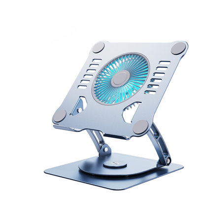 Adjustable And Foldable Laptop Stand With Cooling Fan