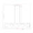 Trombetta 5 Light Linear Chandelier-807191885