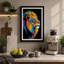 Bold Lion Head Modern 1 Piece Wrapped Canvas Wall Art-2058164942-2058164943