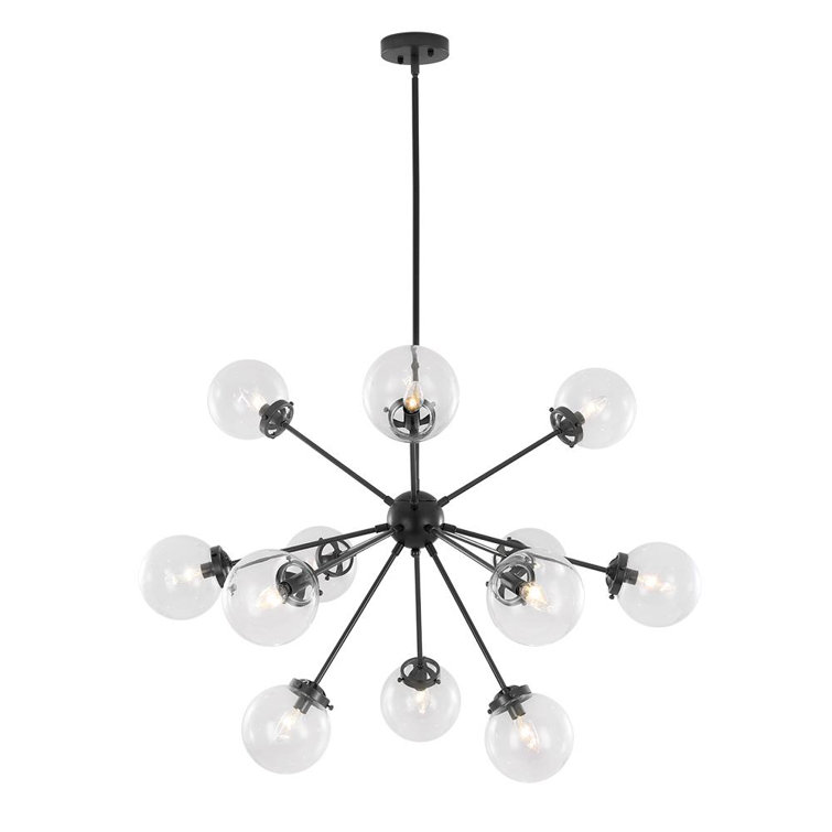 Freddrick 12 - Light Dimmable Sputnik Sphere Chandelier
