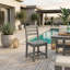 Ensemble de 2 chaises de patio en PEHD et chaises d'appoint d'extérieur toutes saisons-1399699365