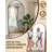 Arched  Metal Oversized Full-Length Mirror-1999766904-1995390104
