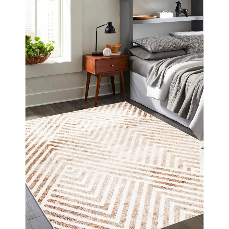 Tapis ivoire Lana, Rectangle de 5 pi x 8 pi