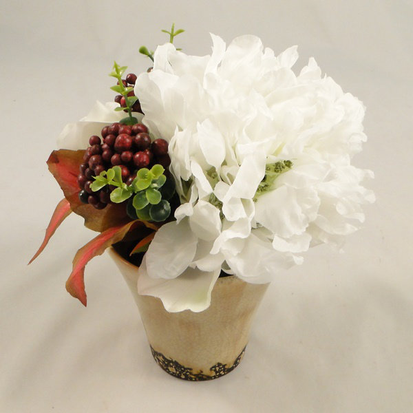 Peony Arrangement in Pot