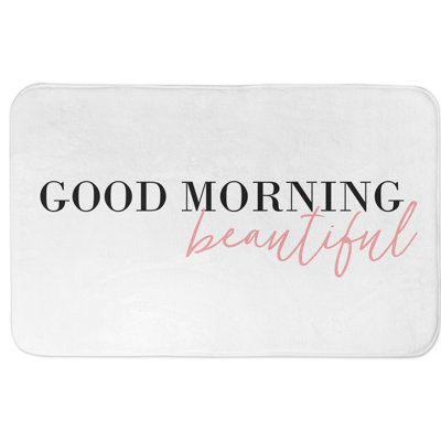 Tapis de salle de bain good matin good Ali