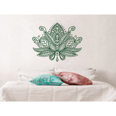 Décalcomanie murale fleur mandala lotus Estrella