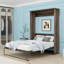 Grand lit escamotable en bois-11866902